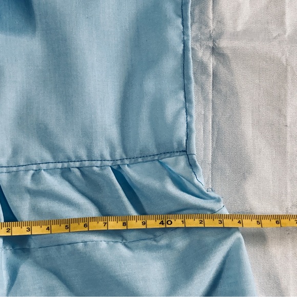 Light Blue Handmade Women's Sleeveless Renaissance Tunic V Neck Tie Up Loose - Picture 10 of 13